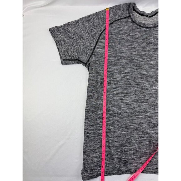 Lululemon Metal Vent Tech Shirt Mens XL Gray Stretch Performance Preppy Gym - Picture 7 of 7